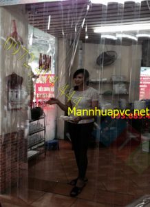 Màn nhựa PVC ngăn vết bụi